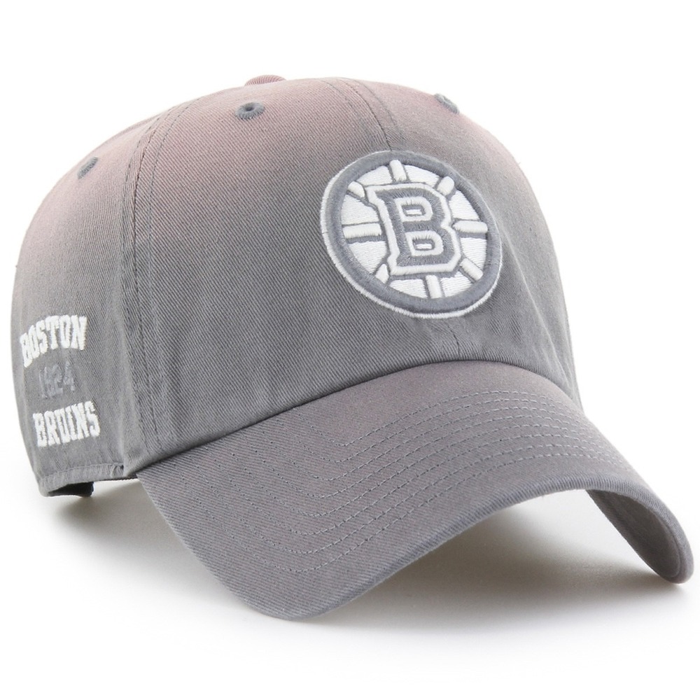 Boston Bruins '47 Brand Truro Grey Clean Up Hat NWT Adjustable